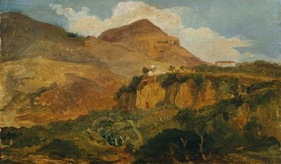 Sørlig fjellandskap av Carl Rahl