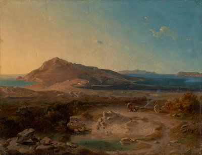 Øya Delos ved soloppgang av Carl Rottmann
