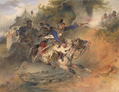 Fôrhusaren, 1840 av Carl Schindler