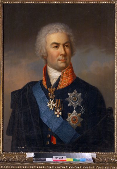 Piotr Zavadovsky - Portrett av grev Pyotr Zavadovsky (1739-1812) - Schulz, Carl (1823-1876) - 1849 - Olje på lerret - 86x71 - Institutt for russisk litteratur IRLI (Pushkin-huset), St. Petersburg av Carl Schulz