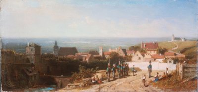Gamleby av Carl Spitzweg