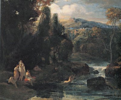 Bade Nymfer av Carl Spitzweg