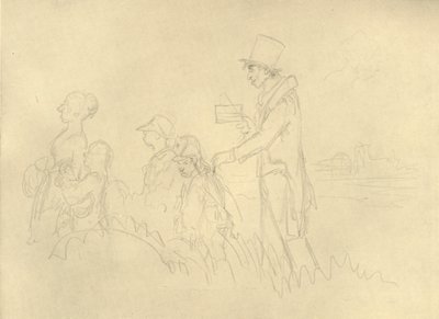 The Jewish Magister, midten av slutten av 1800-tallet, c1924. av Carl Spitzweg