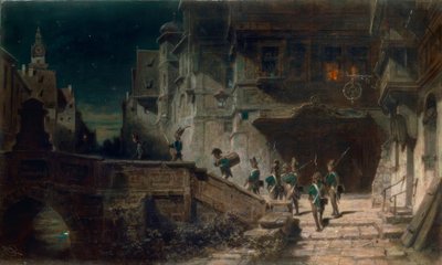 Scharwache av Carl Spitzweg