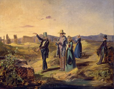 Engelskmenn i Campagna av Carl Spitzweg