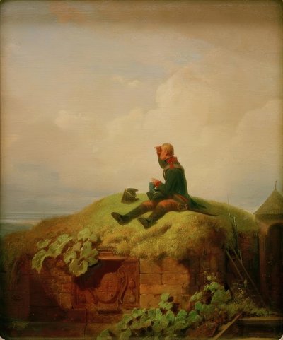 Det var en gang (strikkevakten) av Carl Spitzweg