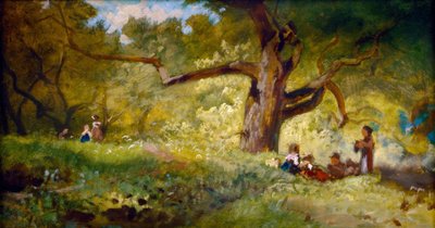 I skogen av Carl Spitzweg