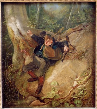 Jaktulykke av Carl Spitzweg