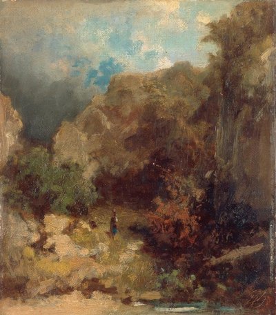 Jente i skogen av Carl Spitzweg