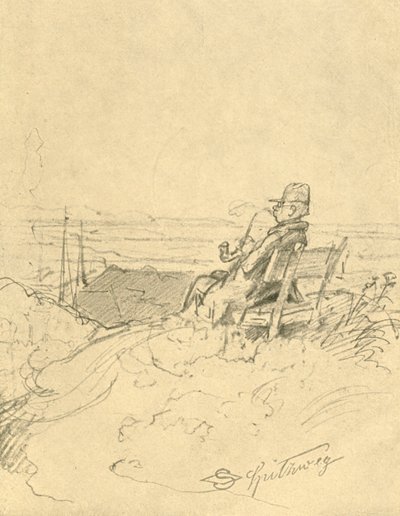 Etter jobb er god hvile, midten av slutten av 1800-tallet, c1924. av Carl Spitzweg