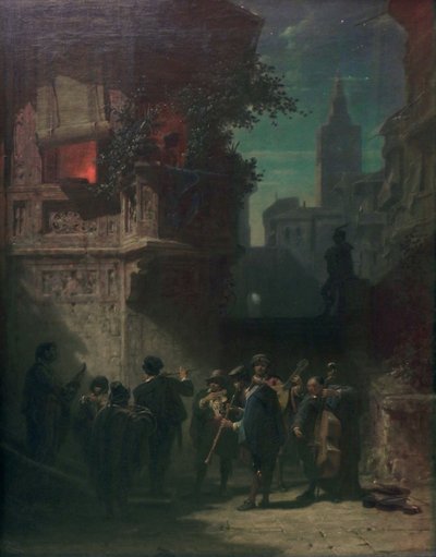 Spansk serenade av Carl Spitzweg