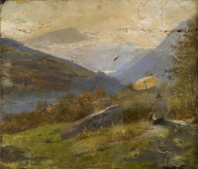 Maleren, ca. 1860 av Carl Spitzweg