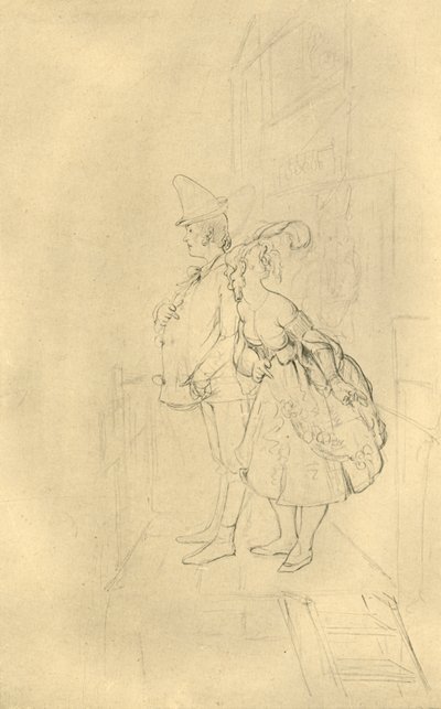 Kom inn, mine herrer!, midten av slutten av 1800-tallet, ca 1924. av Carl Spitzweg