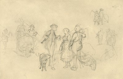 Verabredetes Rendezvous, midten av slutten av 1800-tallet, c1924. av Carl Spitzweg