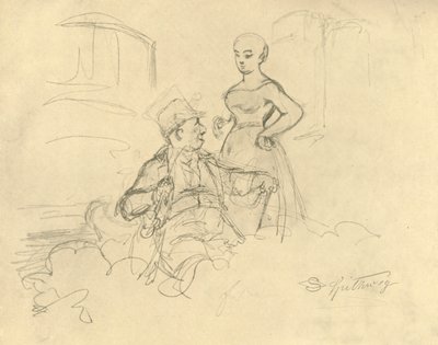 Hva er gledelig, midten av slutten av 1800-tallet, c1924. av Carl Spitzweg