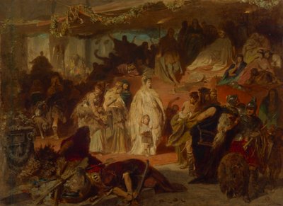 Thusnelda i triumftoget til Germanicus av Carl Theodor von Piloty