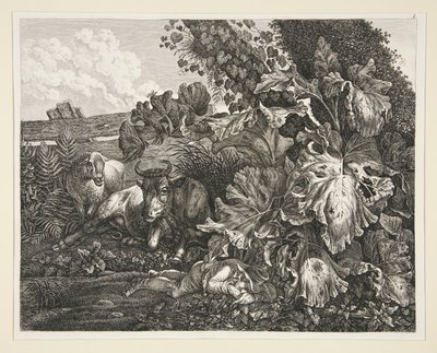 Landskap av Carl Wilhelm Kolbe the elder