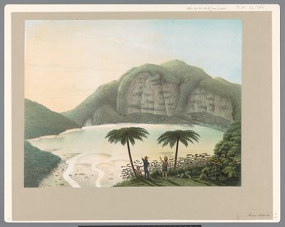 Kratersjøen til vulkanen Patocha i Java av Carl Wilhelm Mieling (possibly)