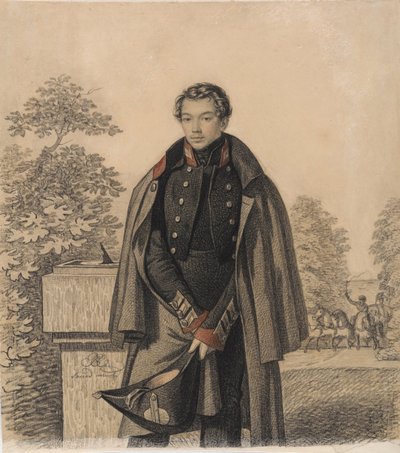 Portrett av A.W. Raevsky, tidlig på 1820-tallet. av Carl von Hampeln