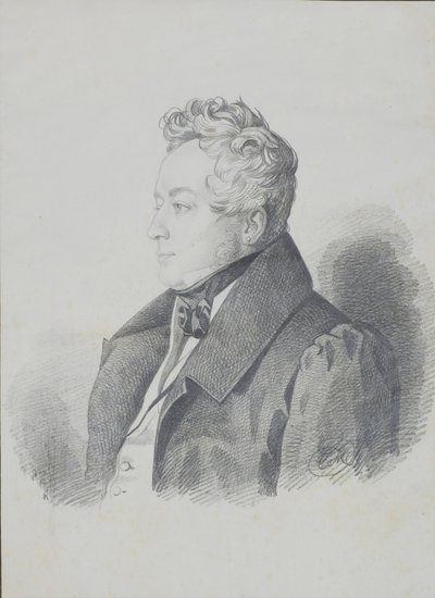 Portrett av grev Alexander Dmitrievich Olsufyev 1790-1853, etter 1832. av Carl von Hampeln