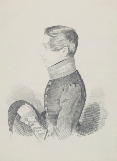 Portrett av grev N.M. Golitsyn, 1830-årene. av Carl von Hampeln