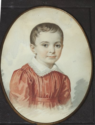 Portrett av Eugenia Kochubey som barn, 1849. av Carl von Hampeln