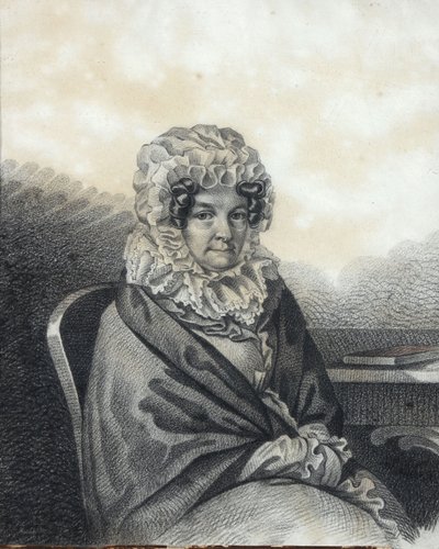 Portrett av Kleopatra Petrovna Nashchokina 1767-1828, født Nelidova, 1820-årene. av Carl von Hampeln