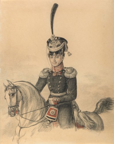 Portrett av Nikolay Alexandrovich Islenyev 1785-1851, slutten av 1810-årene. av Carl von Hampeln