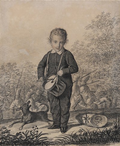 Portrett av Timofey Korsakov, tidlig på 1820-tallet. av Carl von Hampeln