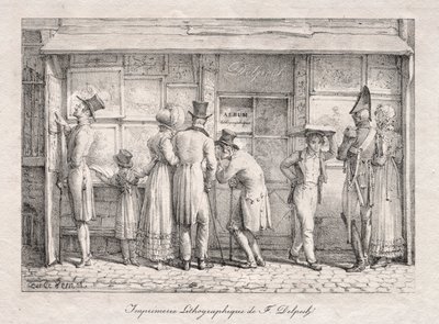 Delpech litografiske trykkeri av Carle Vernet