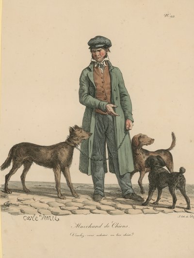 Hundehandler av Carle Vernet