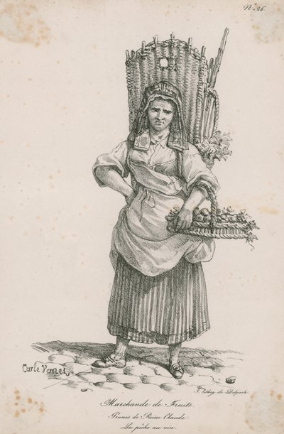 Frukthandler av Carle Vernet