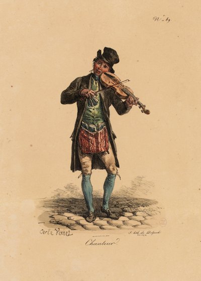 Gatesanger fra «Les Cris de Paris» av Carle Vernet