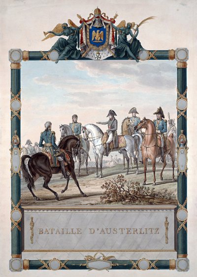 Slaget ved Austerlitz 2. desember av Carle Vernet