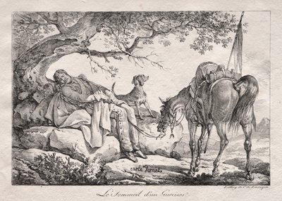 Den sovende soldat av Carle Vernet