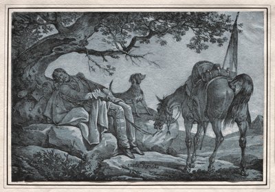 Den sovende soldat av Carle Vernet