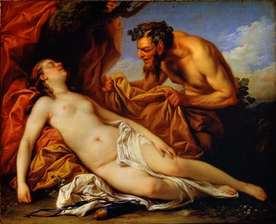 Jupiter og Antiope, c1753 av Carle van Loo