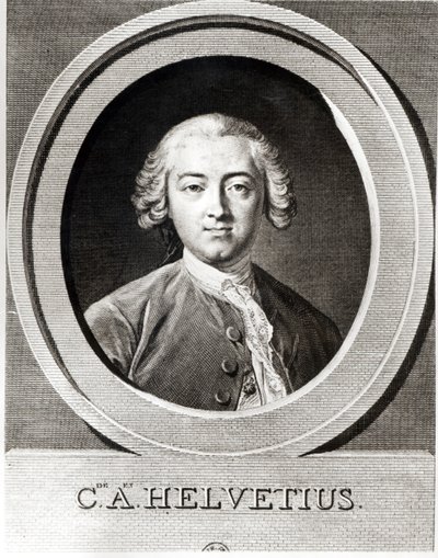 Portrett av Claude Adrien Helvetius (1715-1771), fransk filosof av Carle van Loo
