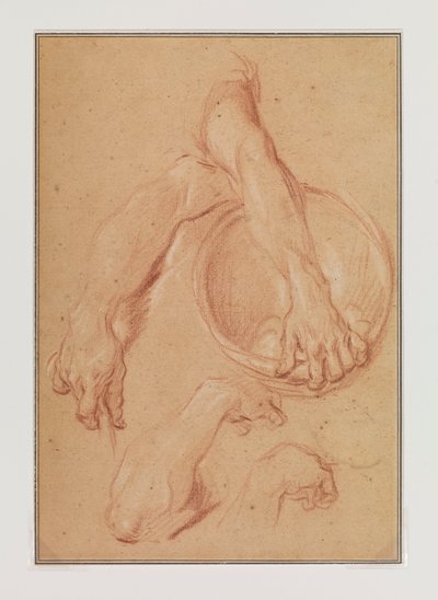 Studien eines Arms av Carle van Loo