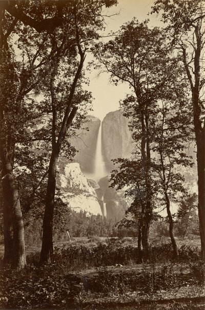 Yosemite Falls, 2634 fot. av Carleton E. Watkins