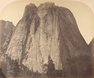 Cathedral Rock, 1861. av Carleton Emmons Watkins