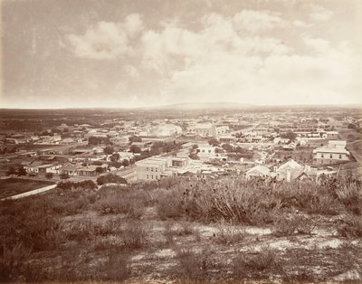 Los Angeles, 1876, trykt ca. 1876. av Carleton Emmons Watkins