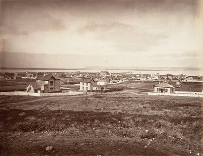 San Diego, 1876, trykt ca. 1876. av Carleton Emmons Watkins