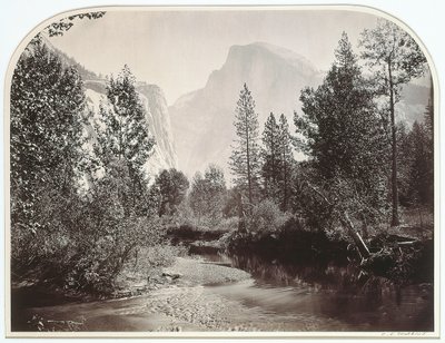 Taysayac, Half Dome, 4967 Ft, Yosemite av Carleton Emmons Watkins
