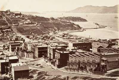 The Golden Gate, 1868-69, trykt ca. 1876. av Carleton Emmons Watkins