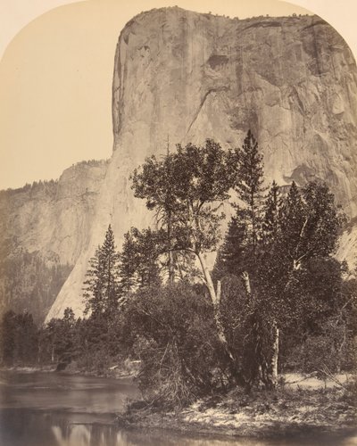 Tutucanula, El Capitan, 1861. av Carleton Emmons Watkins