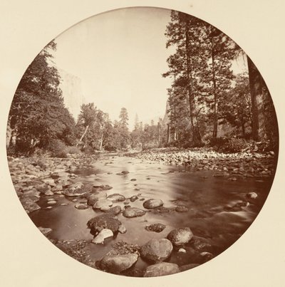 [Yosemite nasjonalpark, California], ca. 1878. av Carleton Emmons Watkins