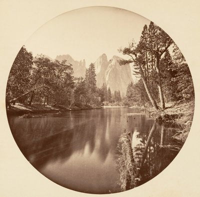 [Yosemite nasjonalpark, California], ca. 1878. av Carleton Emmons Watkins