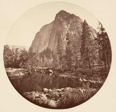 [Yosemite nasjonalpark, California], ca. 1878. av Carleton Emmons Watkins