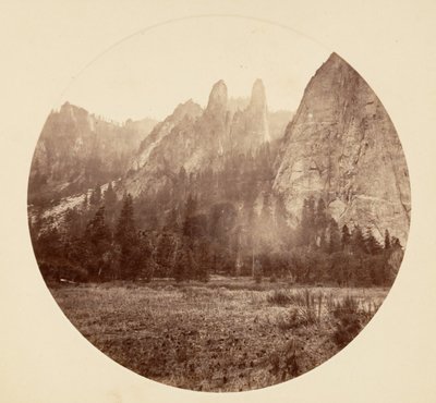 [Yosemite nasjonalpark, California], ca. 1878. av Carleton Emmons Watkins